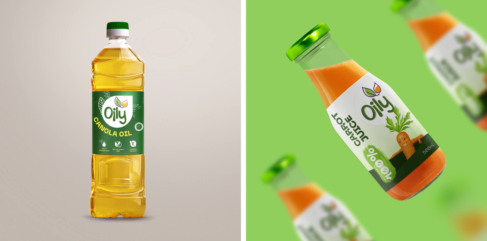 packaging visual for Oily