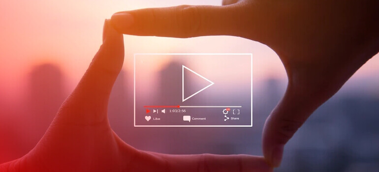 Video presentation of product
