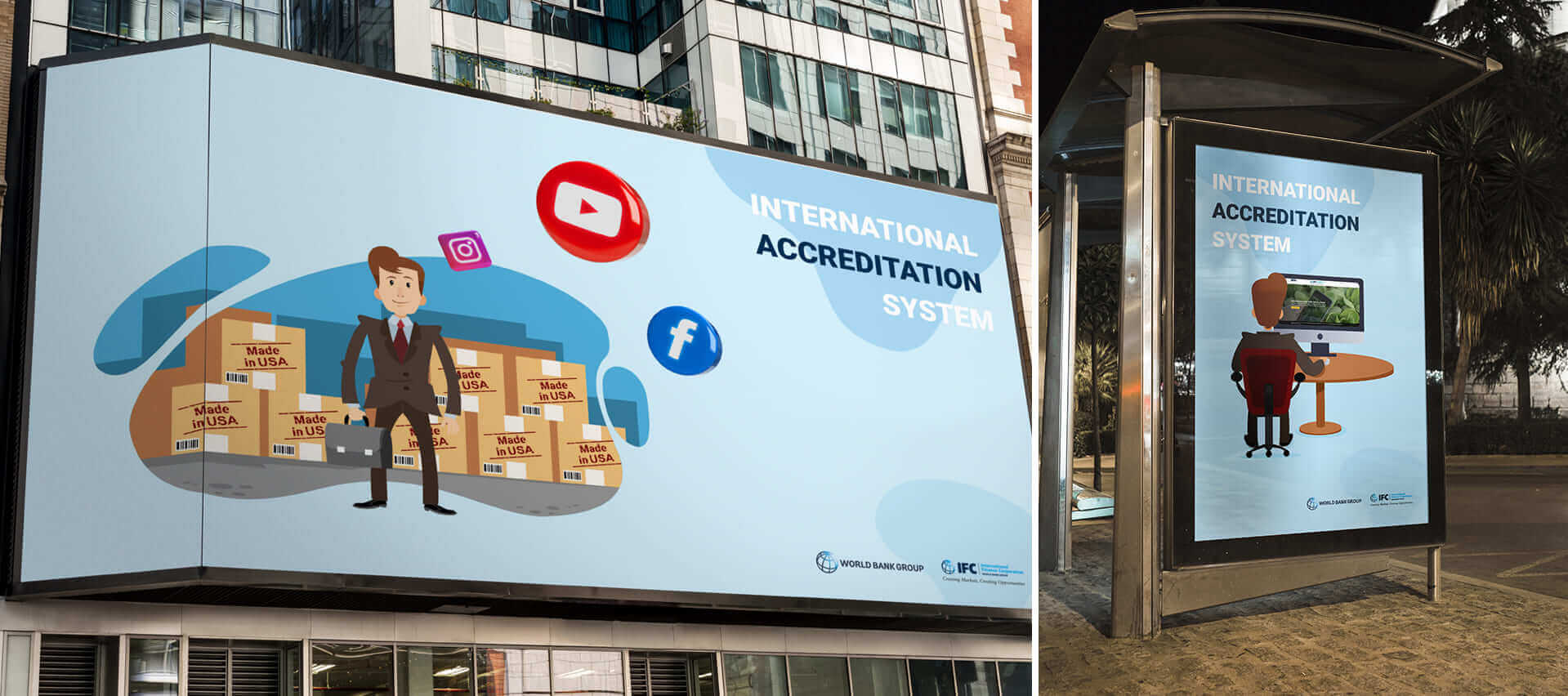 World bank outdoor ads