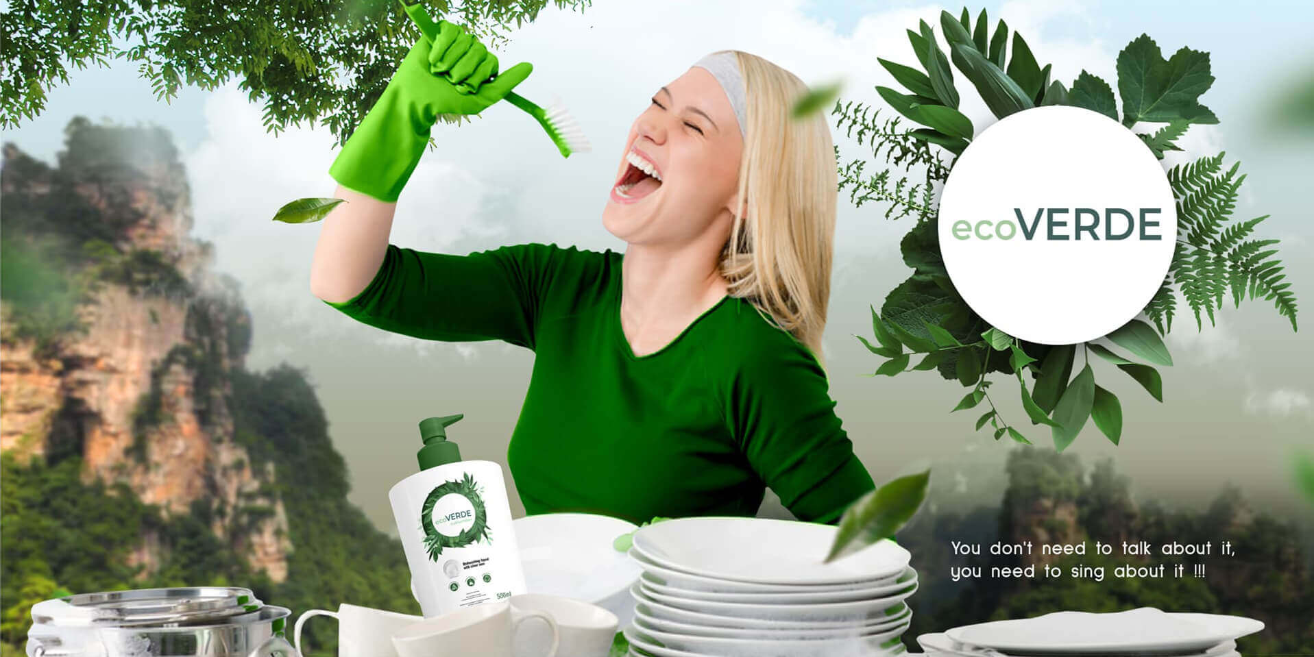 Ecoverde key visual design