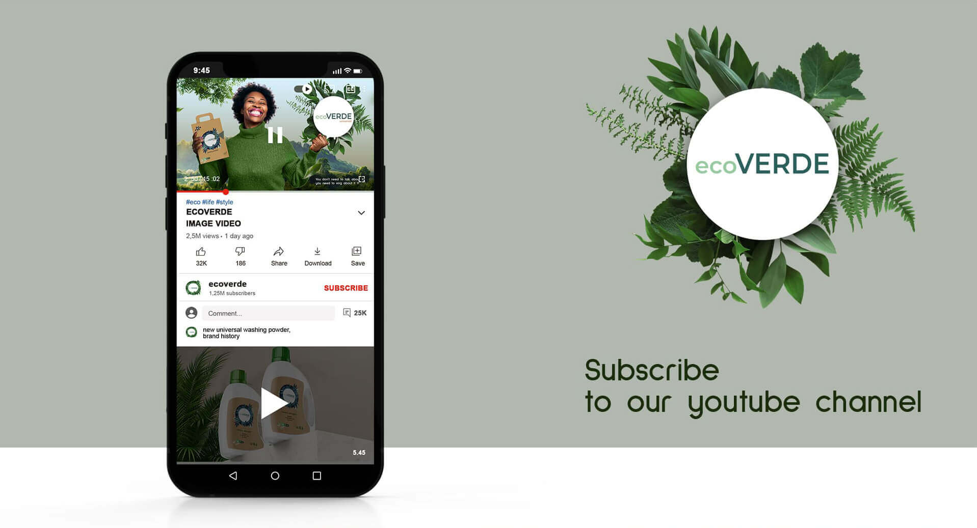 Ecoverde YOUTUBE promotion