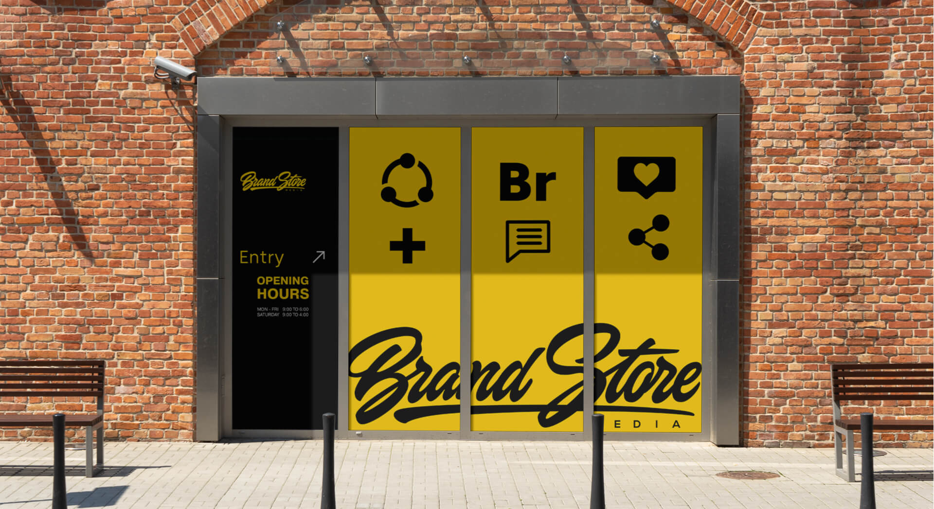 Brand-Store outdoor ads
