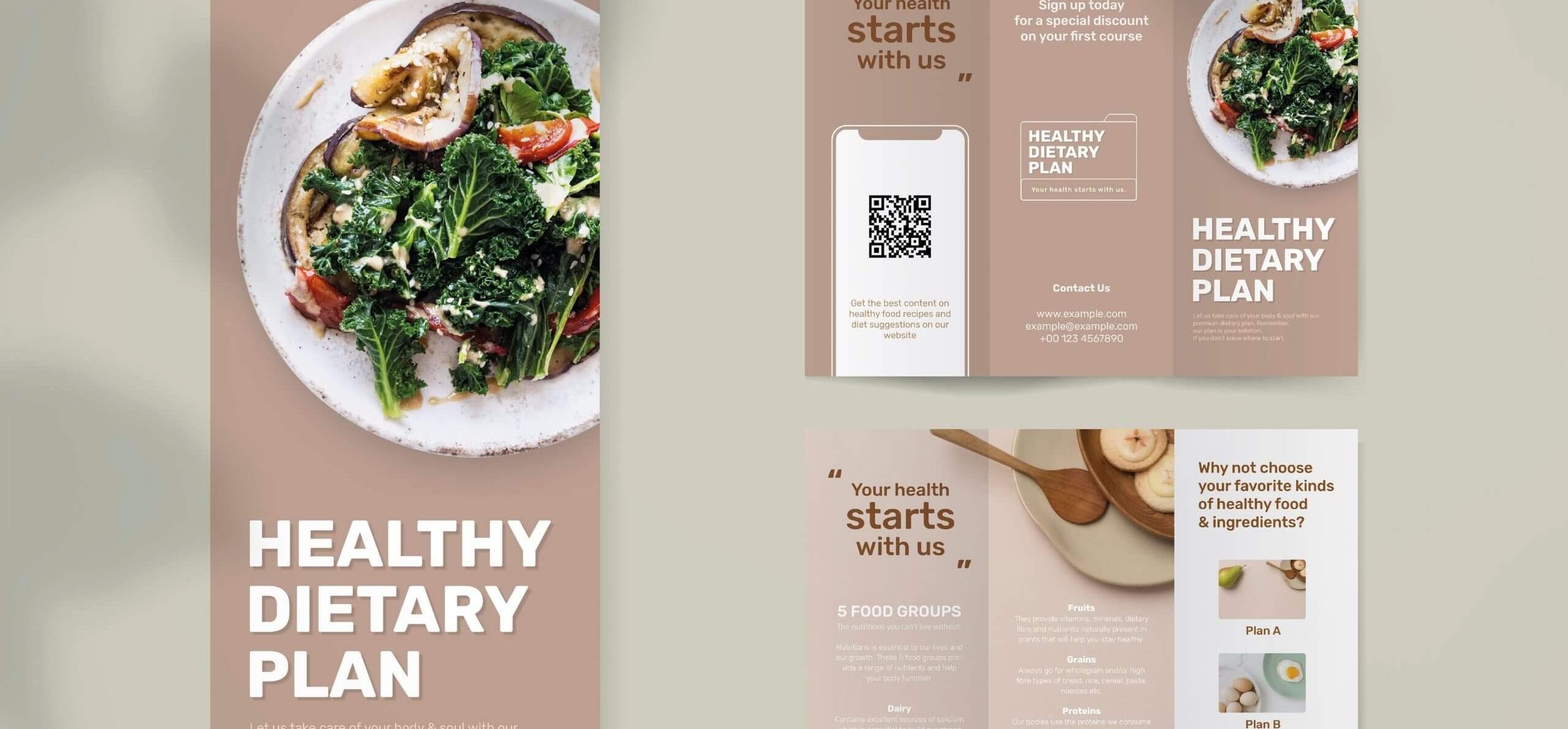 how to create a triffold brochure