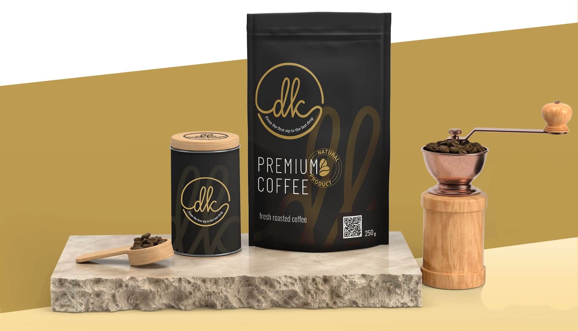 brand identity for coffee brand